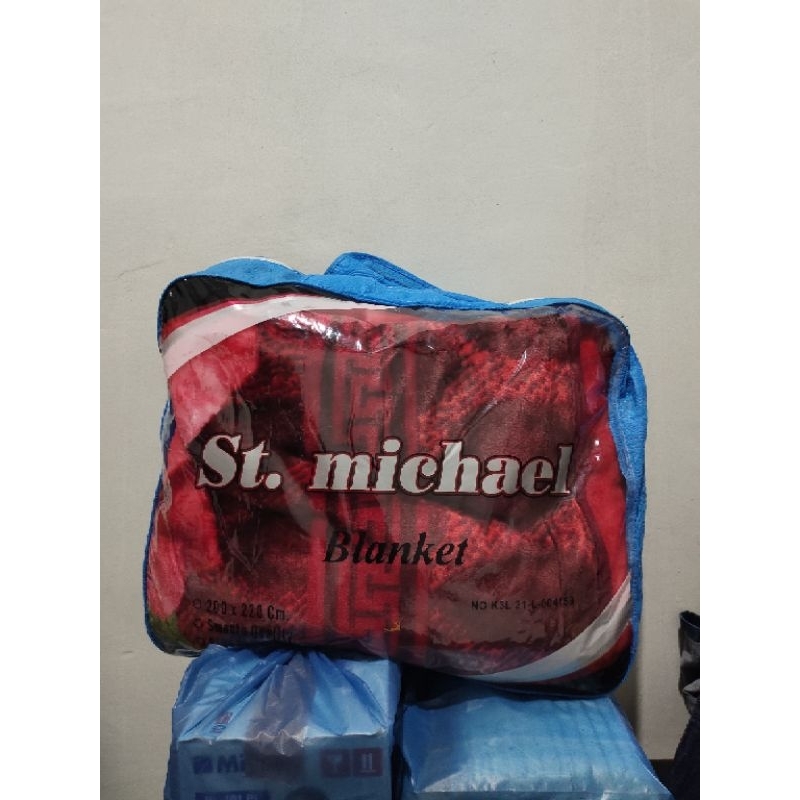 Selimut St. Michael tas Biru