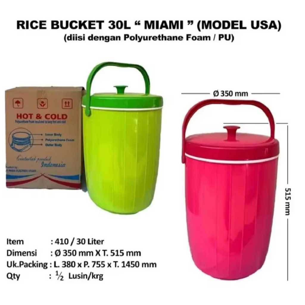 Termos Nasi NADIA USA 30 Liter/Termos Es/Termos nasi Jumbo/Termos Es Batu Jumbo/Rice/Ice Bucket