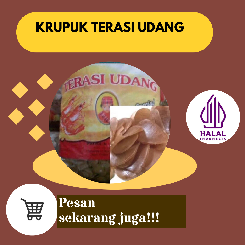 

Kerupuk terasi udang Krupuk enak dan renyah