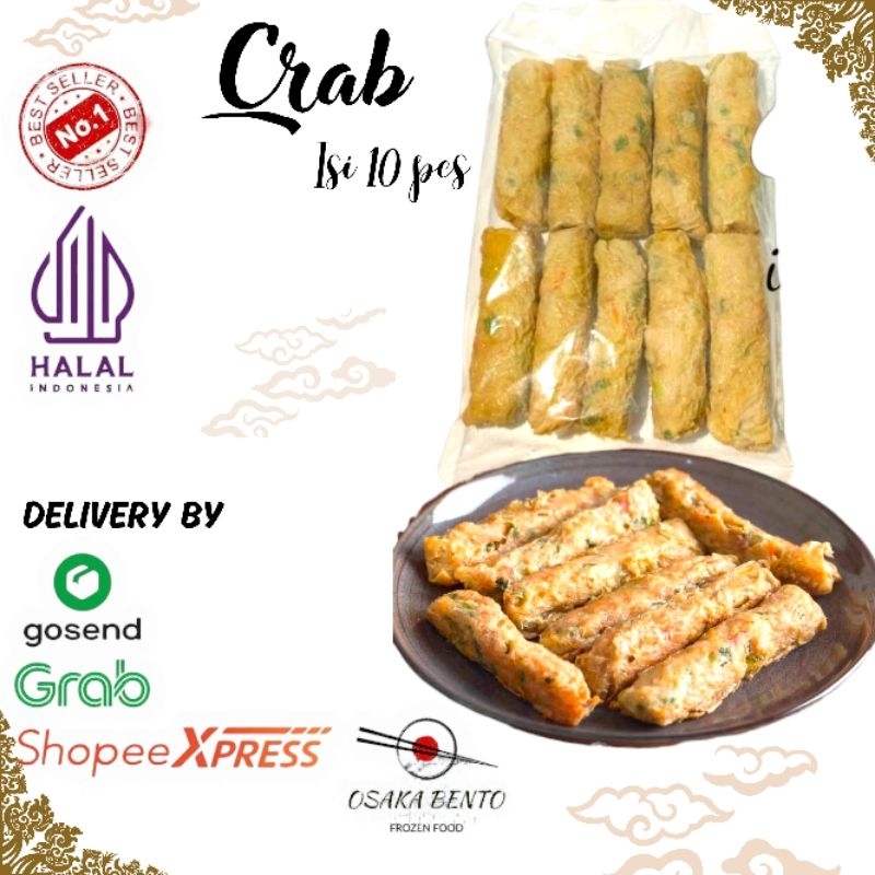 

Crab Roll / Kani Roll Frozen Food Bento Isi 10