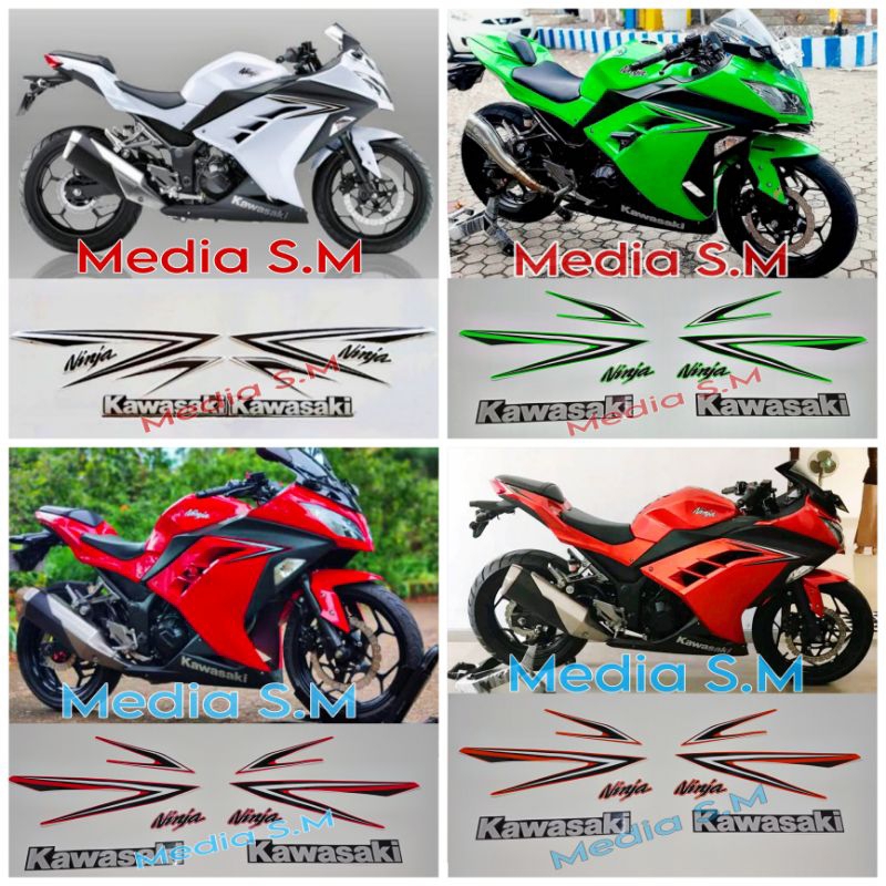 Sticker Striping NINJA 250FI Tahun 2016