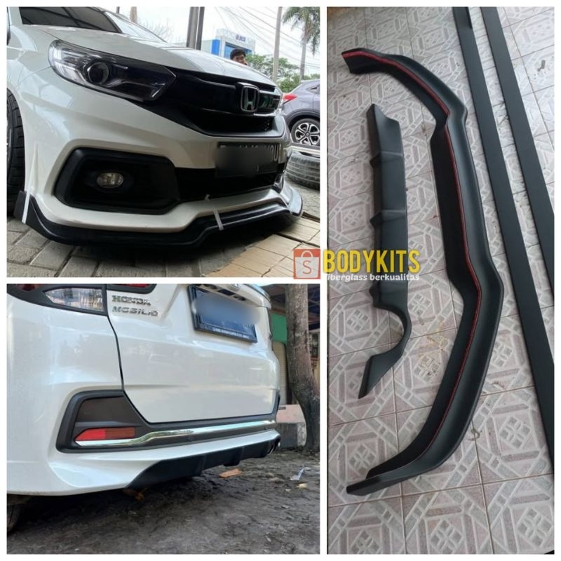front lips dan diffuser honda mobilio rs