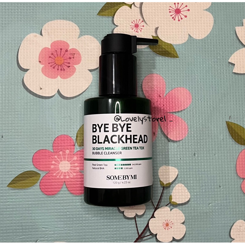 【BEST SELLING】 SOME BY MI Bye Bye Blackhead Green Tea Tox Bubble Mask Facial Cleanser some by mi pre