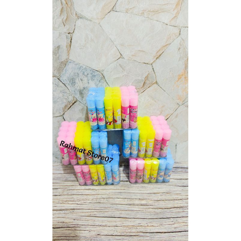

( Promo) Lem Glue Stick Karakter/Lem Kertas Batangan Isi 24 pcs