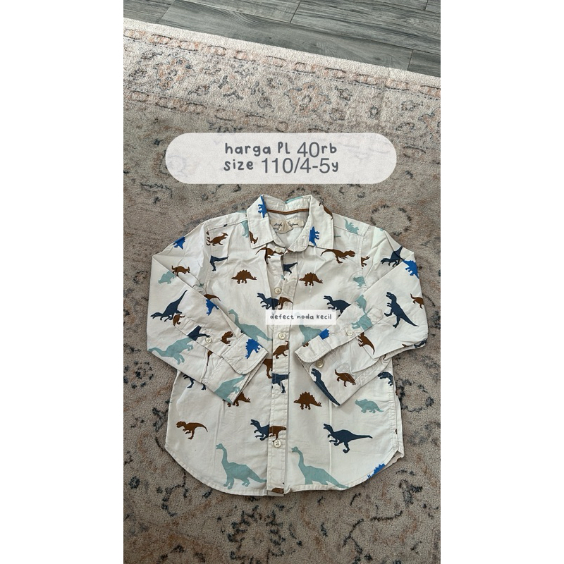 Preloved kemeja anak laki-laki H&M