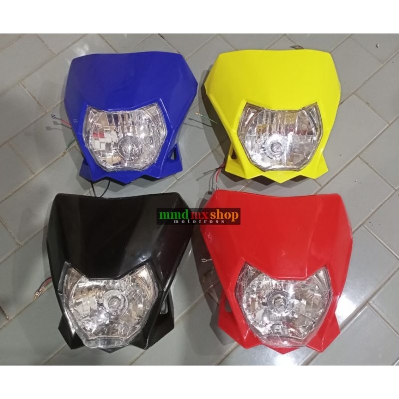 HEADLAMP KLX BF DTRACKER NEW LAMPU BATOK REFLEKTOR LAMPU DEPAN KLX BIGFOOT/ DTRACKER NEW