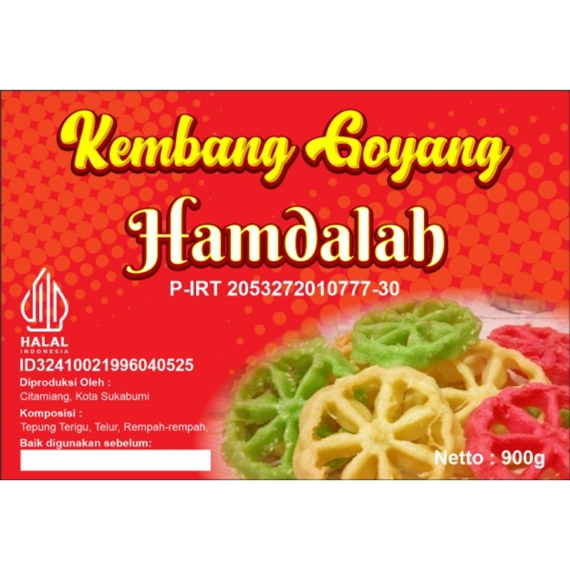 

KEMBANG GOYANG HAMDALAH 900GR