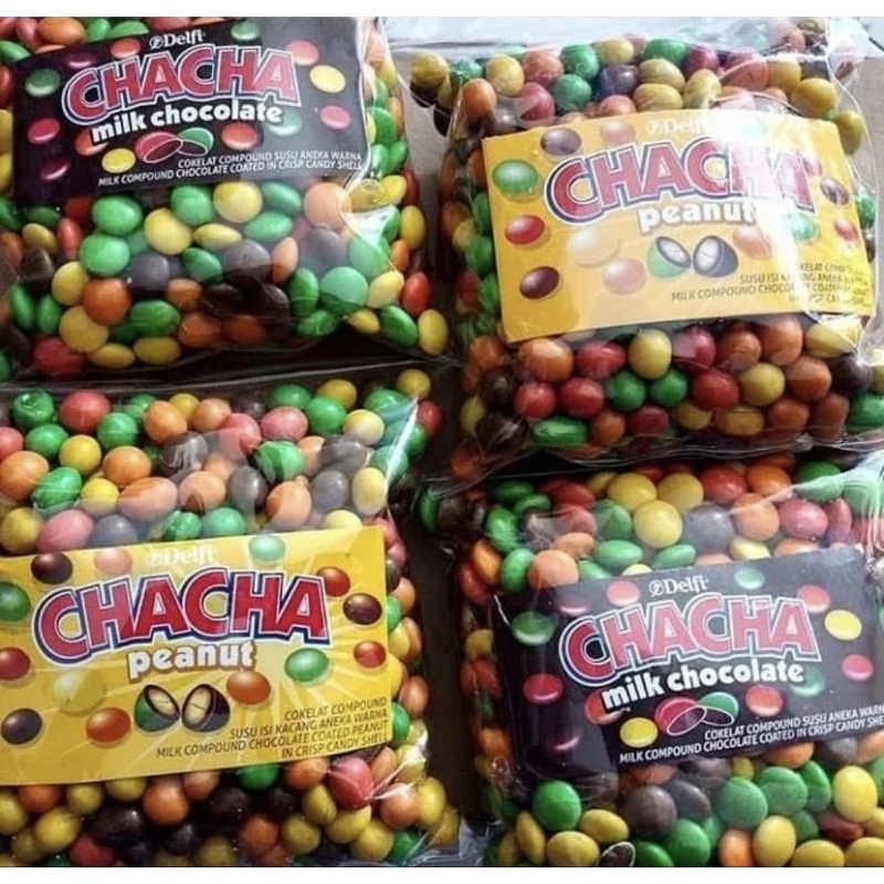 

Chacha Cokelat Delfi Milk Peanut | Snack Coklat Kiloan | Repack Original