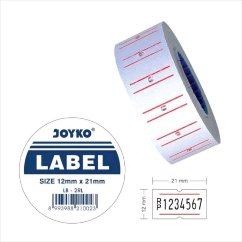 

Refill Isi Ulang Kertas Label 1 baris Joyko Stiker Label Harga 1 Buah
