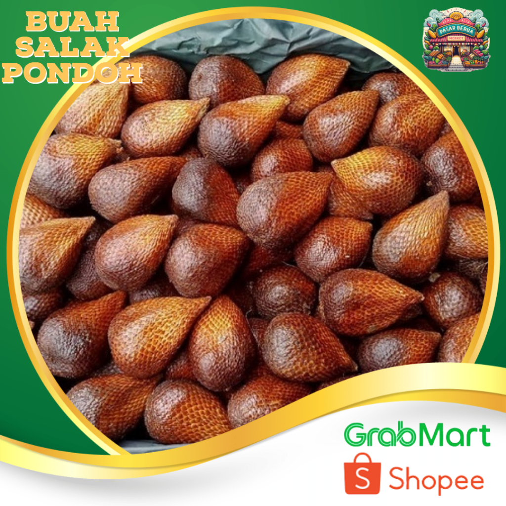 Buah Salak Pondoh ~ Murah  Pasar Induk Daring
