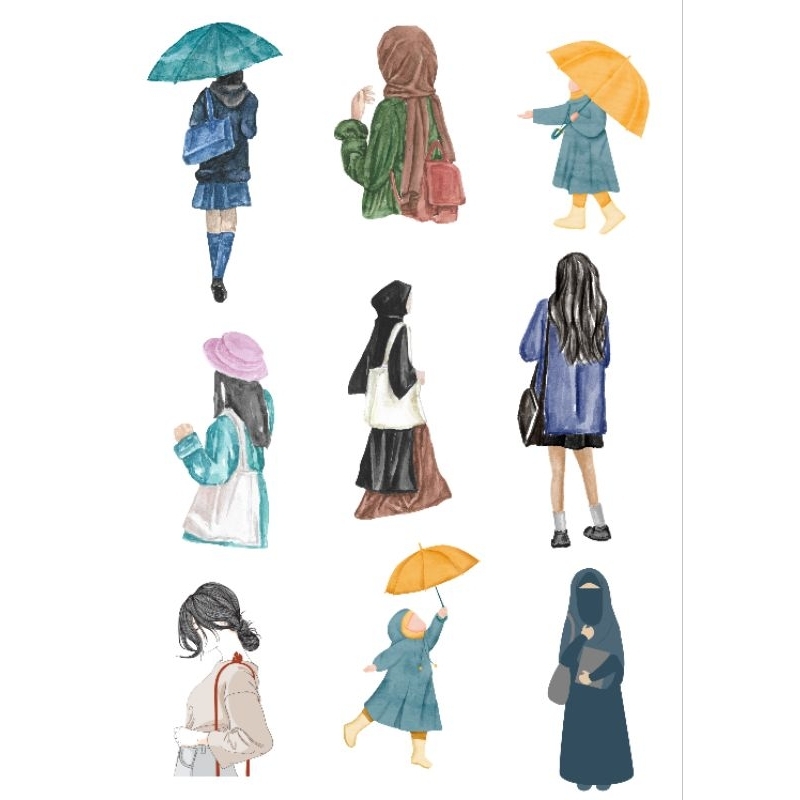 

sticker lucu/sticker vintage/sticker matte