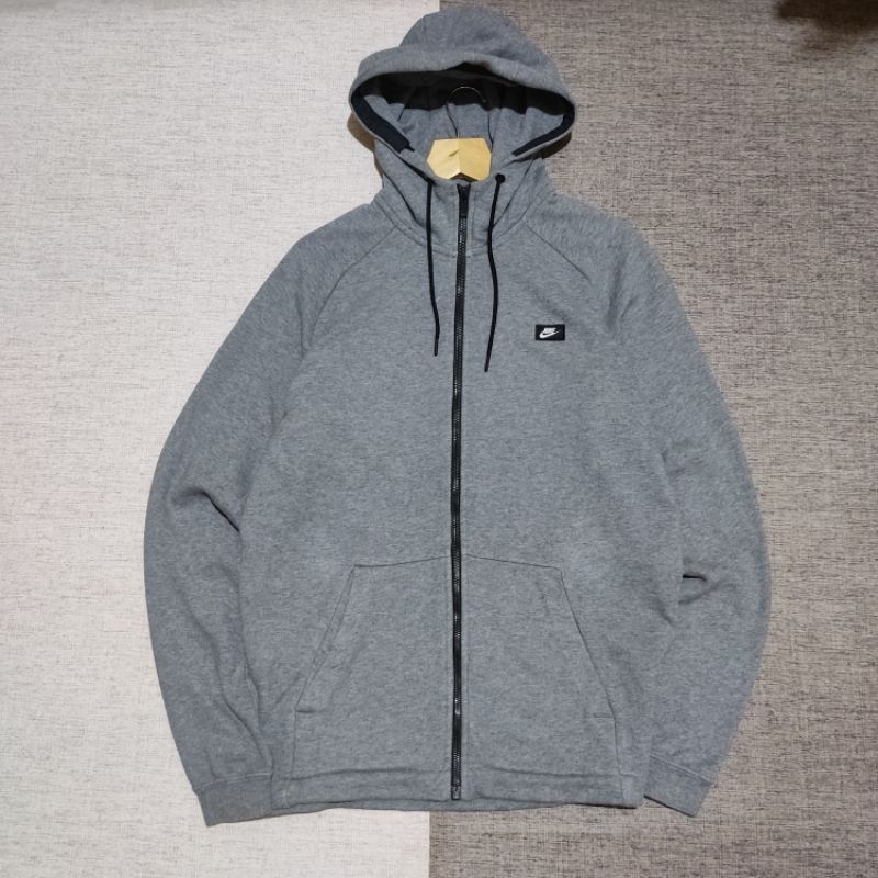 Jaket Hoodie Zippers Nike Sportwear colour grey Size L