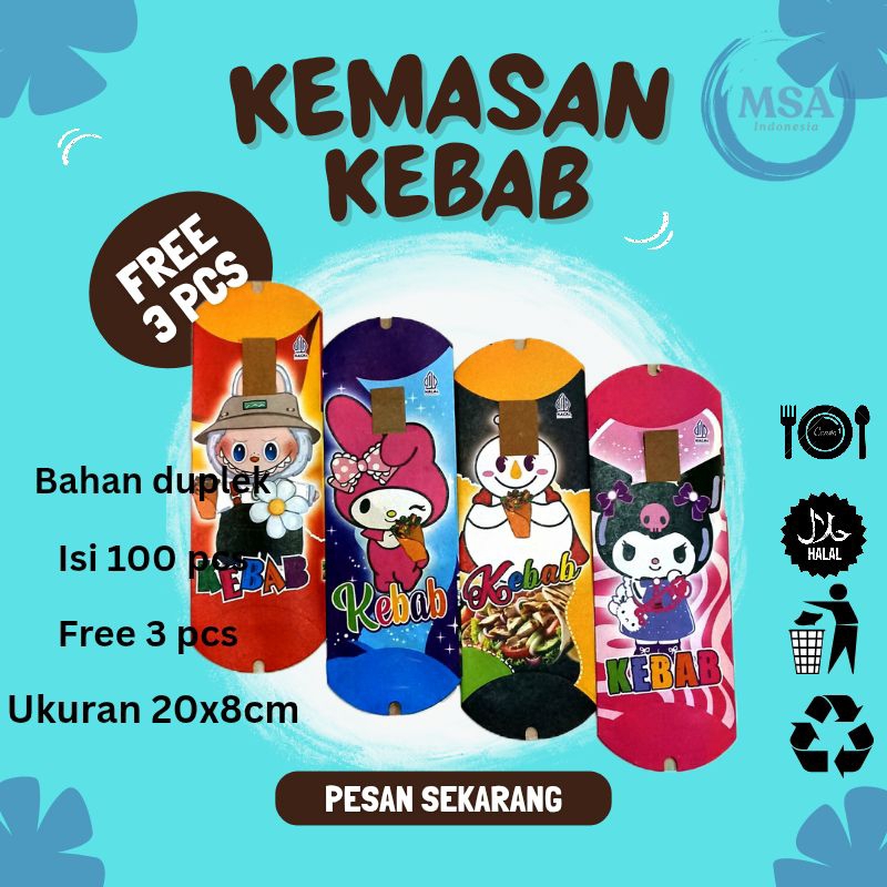 bungkus kebab ukuran 20x8,kemasan kebab mini murah,kemasan kebab,bungkus kebab miniwadah kebab,dus k