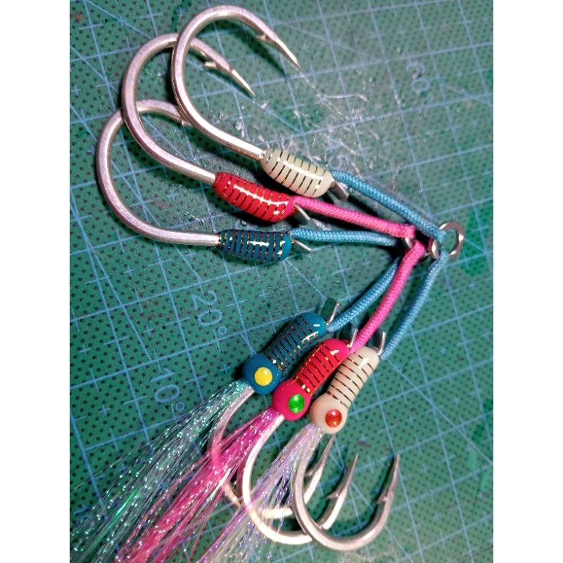 Assist Hook Size 3/0 Power Hook SJ-60 Rekomendasi Jig Size 100gr-150gr