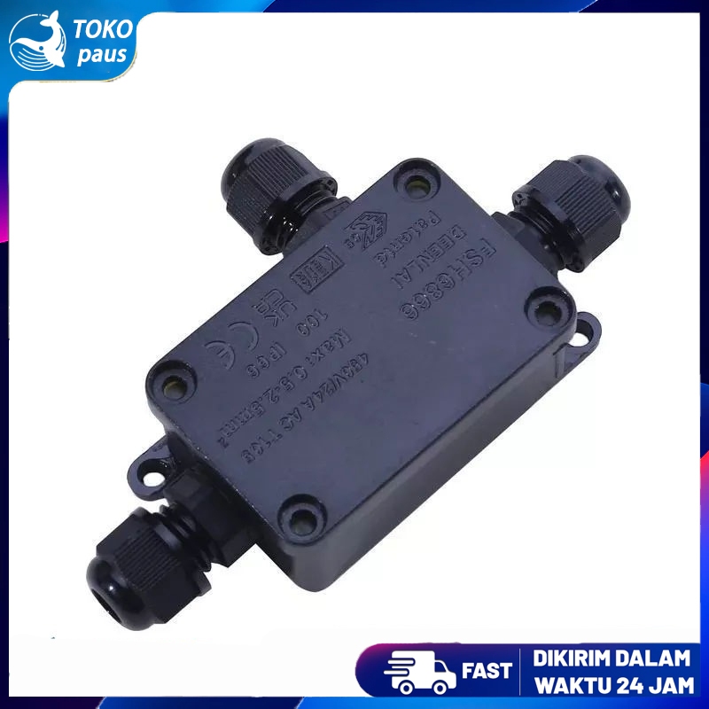 IP66 Anti Air Waterproof /Konektor Kabel Kotak Tahan Air Junction Box Connector Sambungan