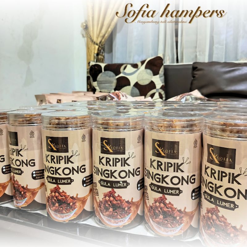 

Sofia Kripik 250gr TOPLES Kripik singkong gula lumer