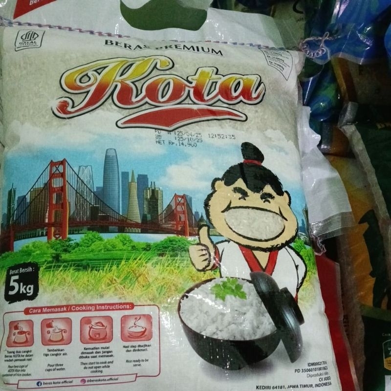 

Beras Cap Kota 5 Kg