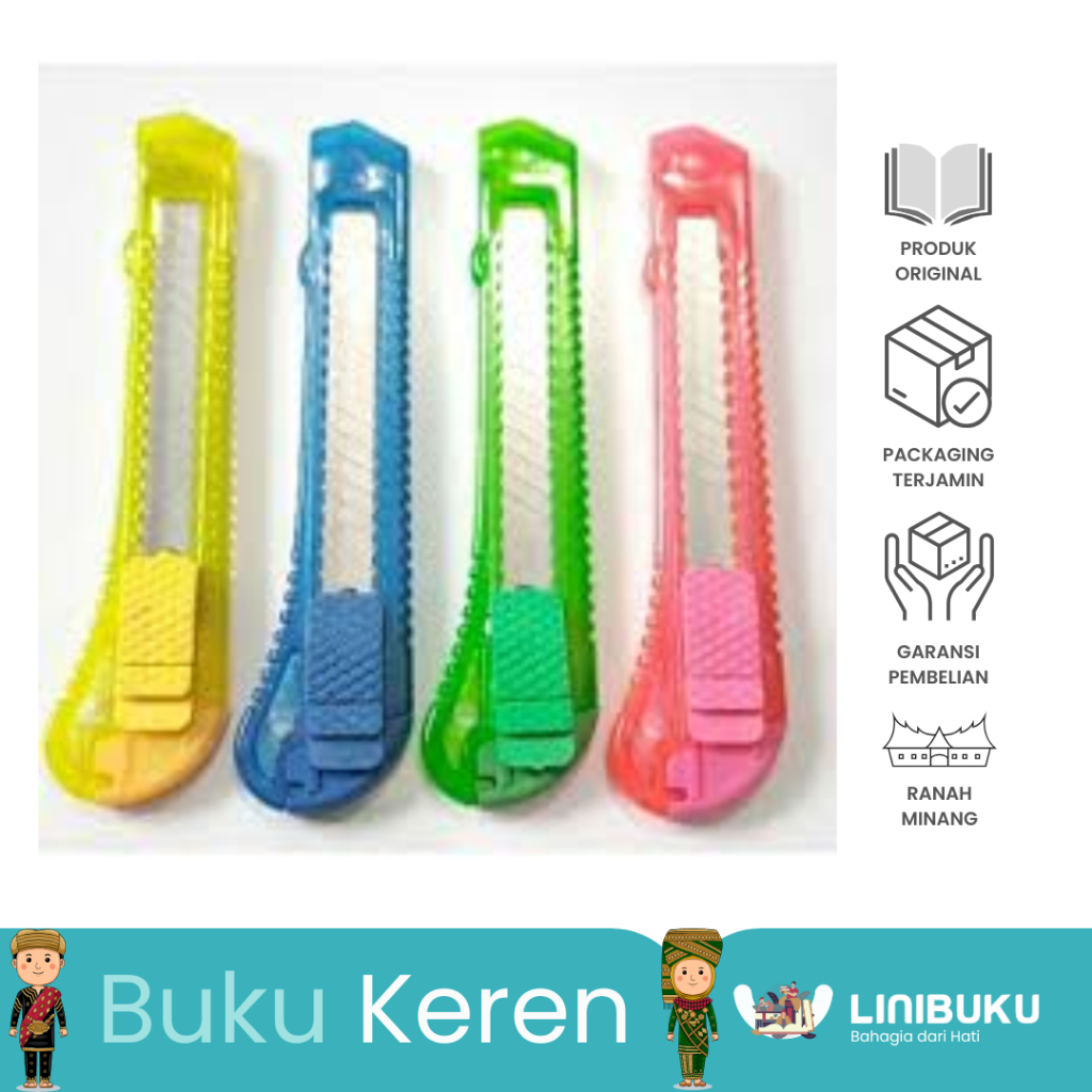 

CUTTER WARNA WARNI - ATK - LINIBUKU - YAMATA