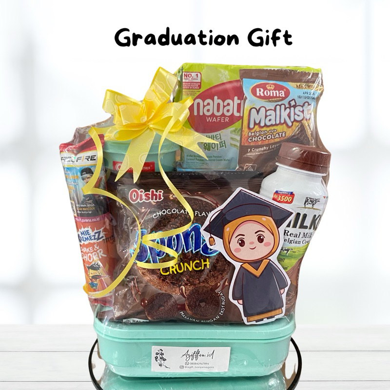 

Ready Stock Kado Wisuda | Hampers Graduation 2025| Parcel idul fitri | Hampers Ulang Tahun