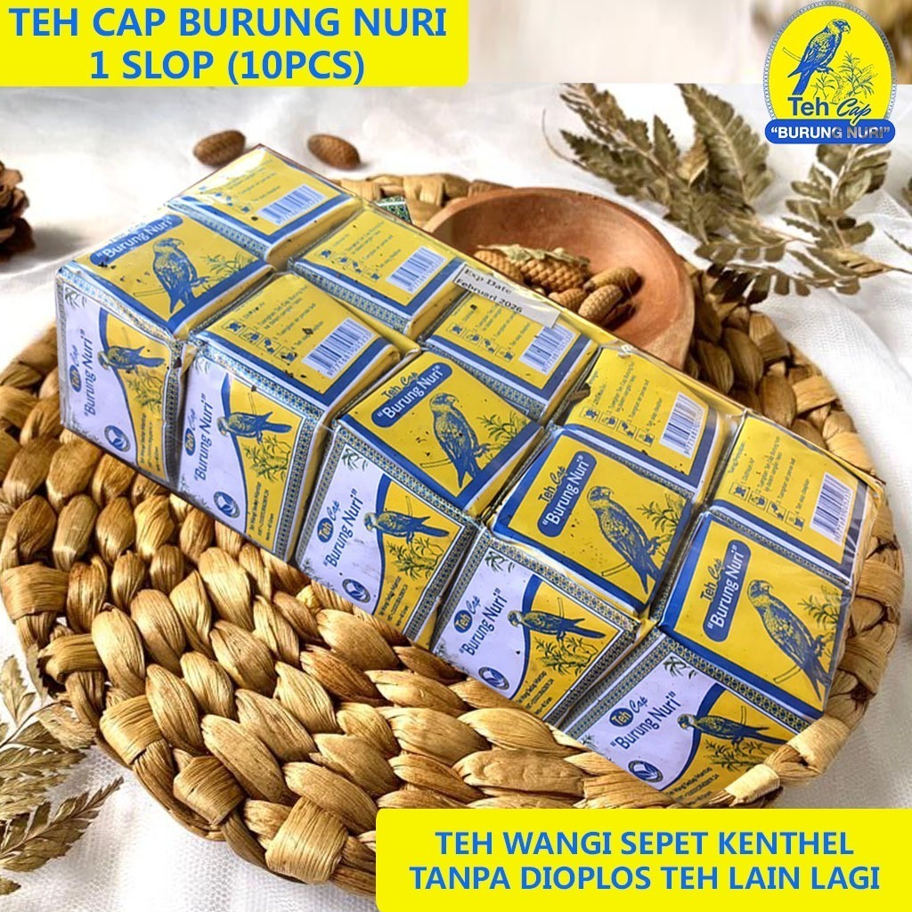 

Teh Khas Solo Cap Burung Nuri (Slop / 10 Pcs) / sepet wangi kenthel