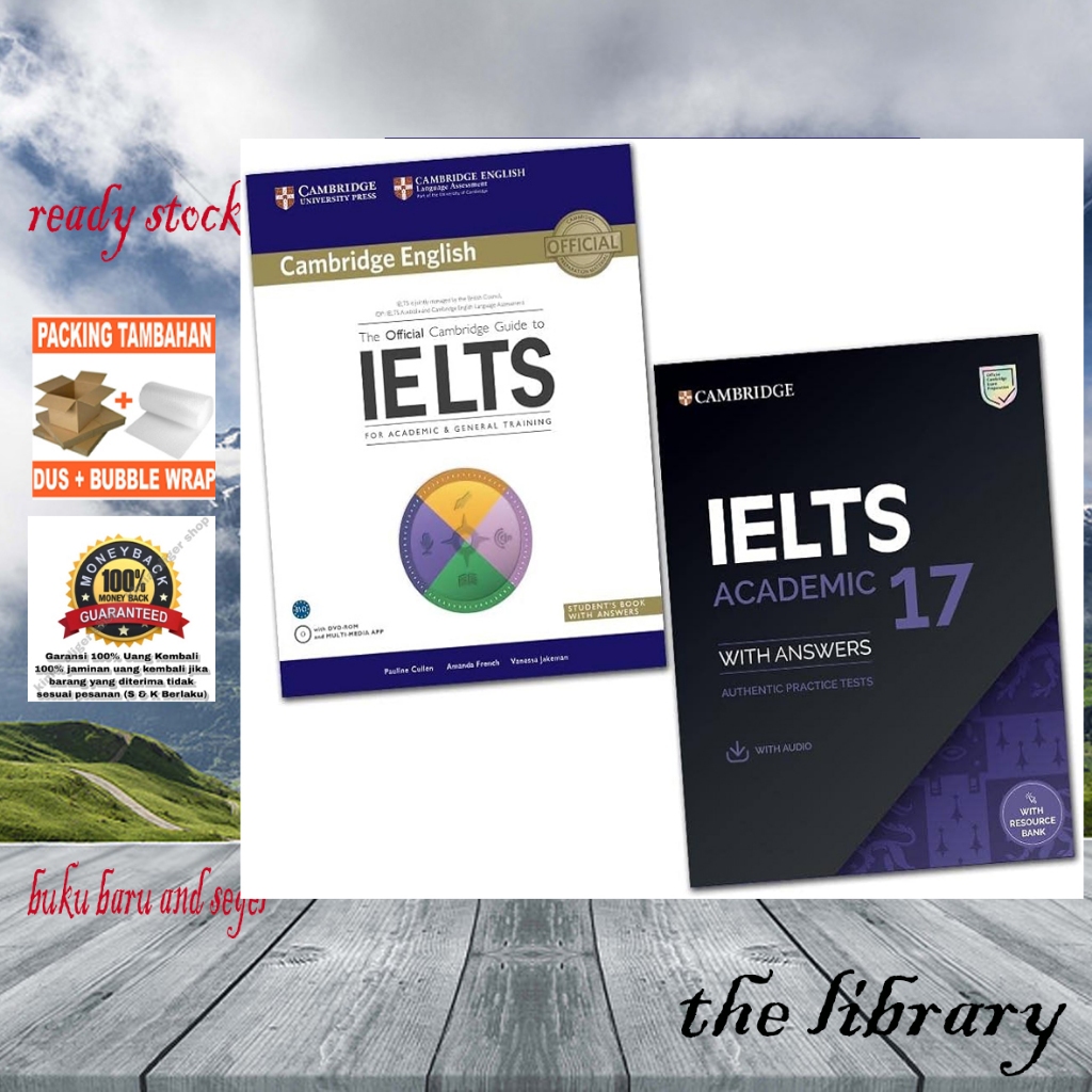 Paket 2 Buku Cambridge IELTS Academic 17 with audio