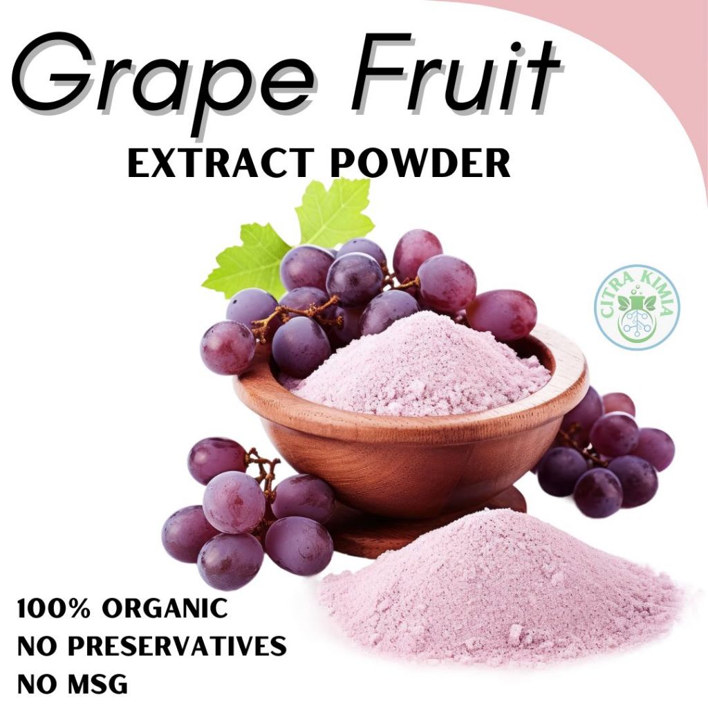 

Organic Extract Powder Grape 25gr - Pewarna Makanan Lipstick Kosmetik Alami Anggur - Bubuk Natural Buah Anggur