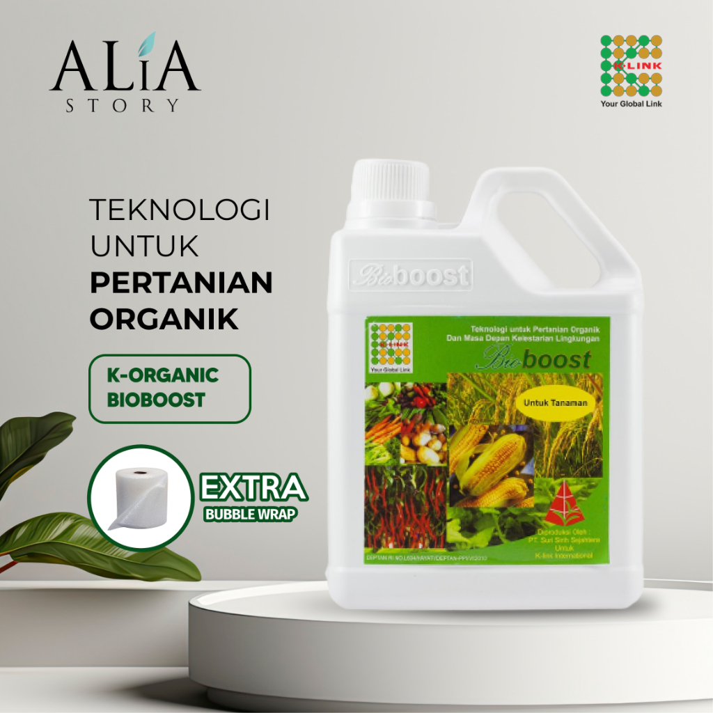 K-Link K BioBoost Pupuk Cair Organik Hayati Bio Bos BioBos Boost (1 Liter) Pupuk Tumbuhan dan Hewan