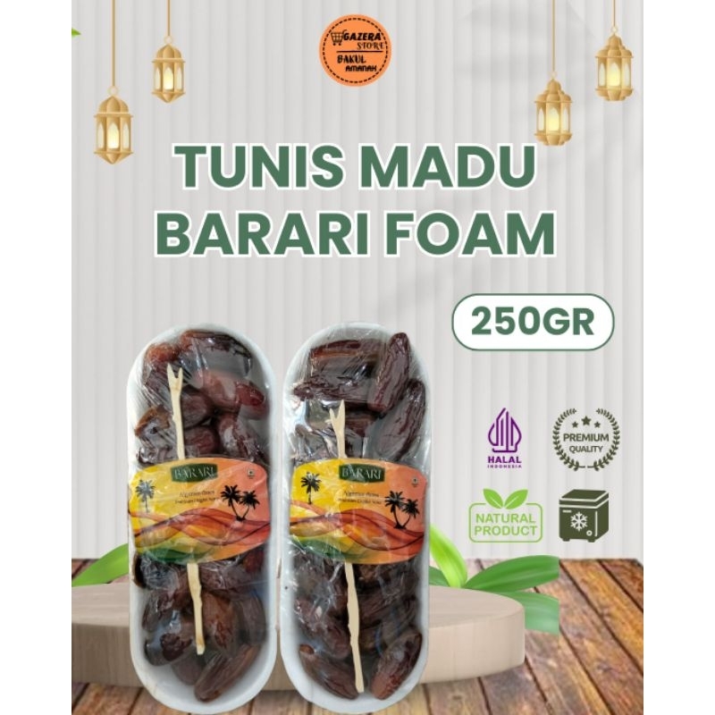 

Kurma Tunisia Madu Barari | Tunis Madu 250gr Best Quality 100% Original