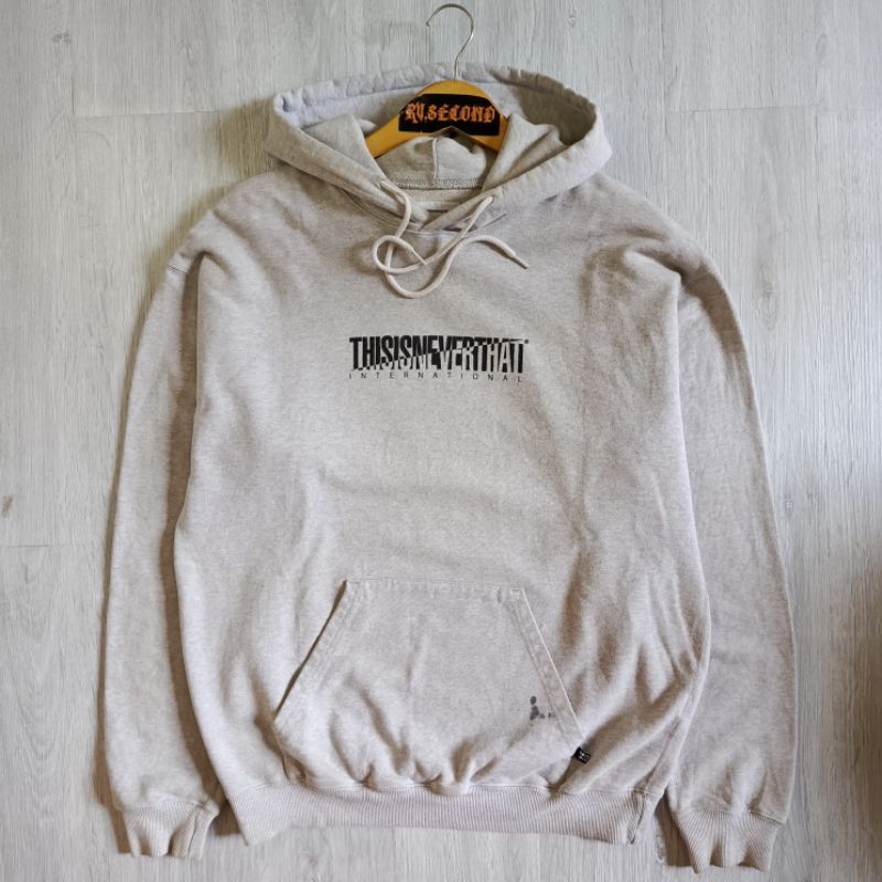 Hoodie This Is Never That Big Logo Original