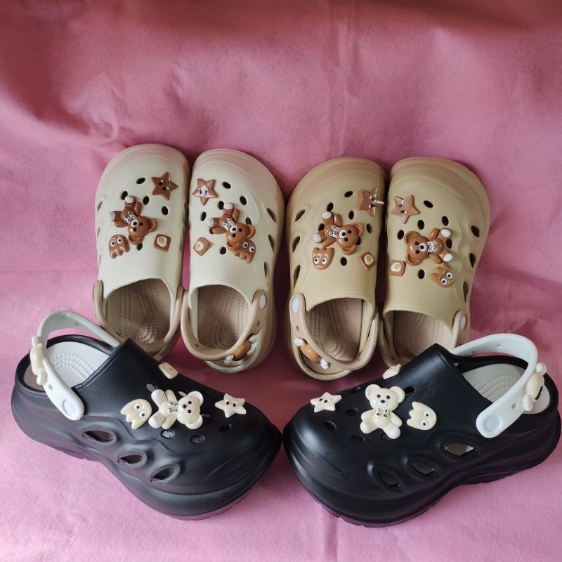 Sandal Tutup/ Sandal Baim / Sandal Kodok Wanita Kekinian