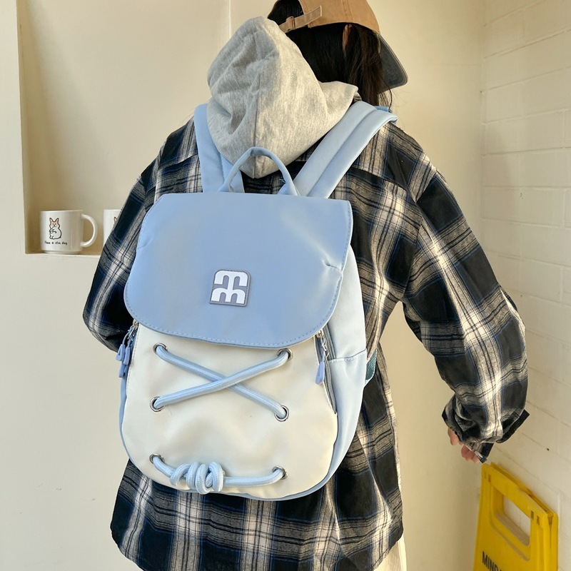 READY COD Tas Ransel Wanita Korean Backpack Polos Baby Bag Baru Tas Ransel eiger Anak Sekolah sma re