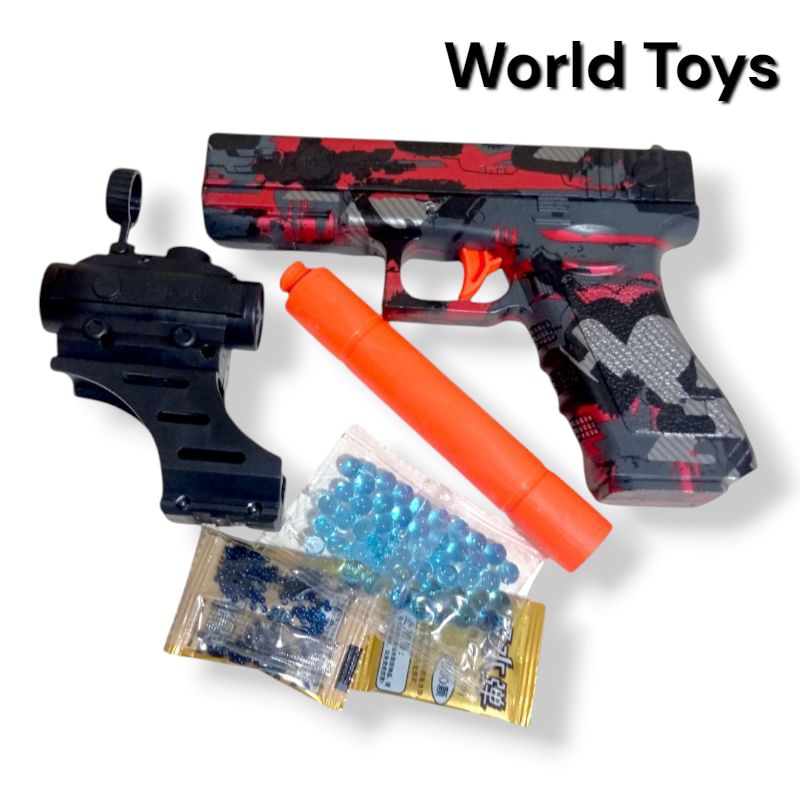 Mainan Pistol Tembakan Peluru Gel water Mainan Anak Tembakan
