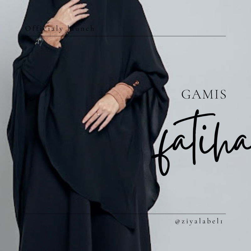 gamis FATIHA black