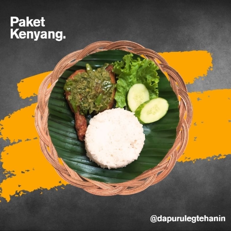 

Paket Kenyang Ayam Penyet Cabe Ijo