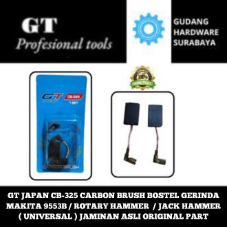 GT Japan CB-325 carbon brush bostel gerinda makita 9553B / rotary hammer  / Jack hammer ( universal 