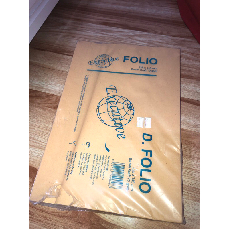 

ATK map kertas polos Executive D.Folio besar