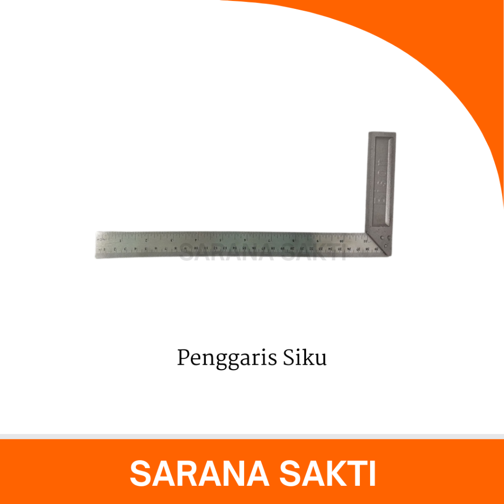 

Penggaris Siku Tukang | Siku Tukang 12inch (30cm) / Penggaris Meteran
