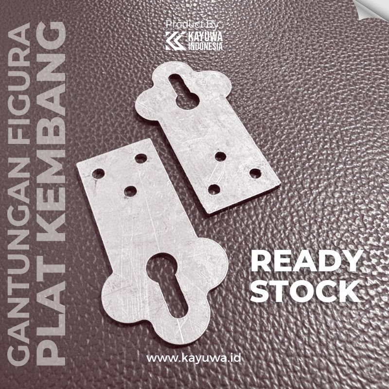 Gantungan Papan Tulis / Gantungan Figura Plat BESI Kembang