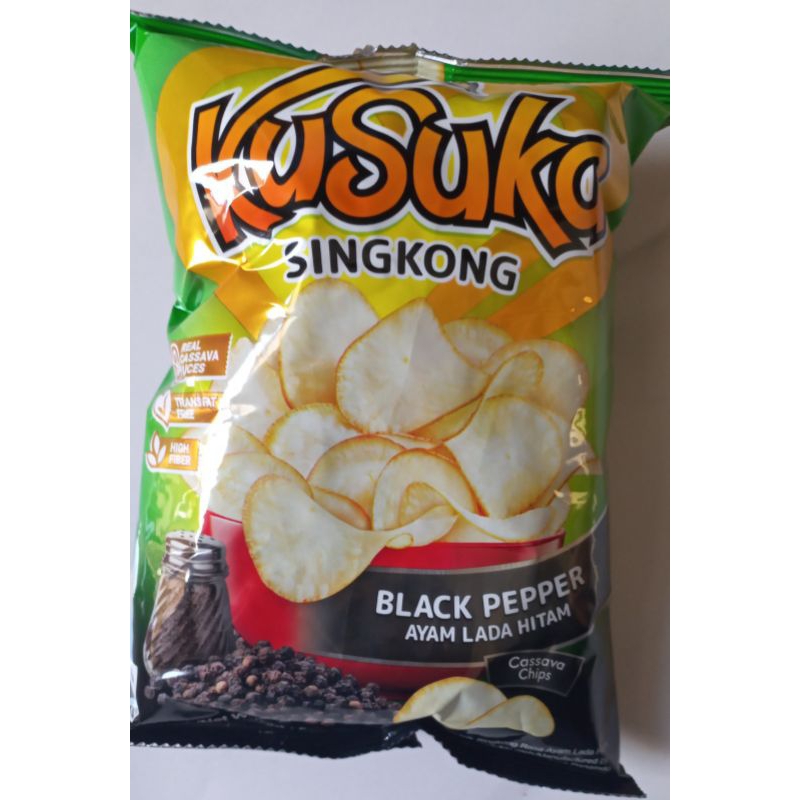 

Kusuka Keripik Singkong Black pepper 60 gr