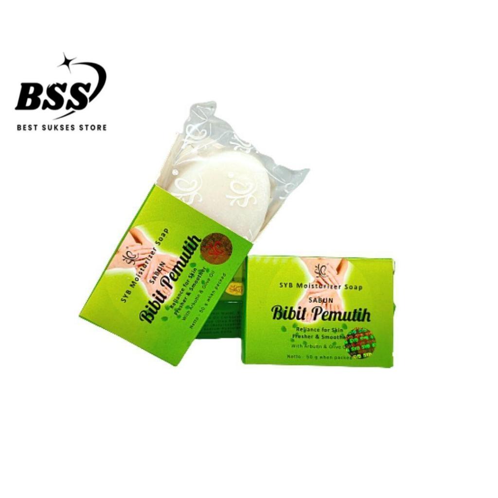 [bpom] SYB SABUN BIBIT PEMUTIH MOISTURIZER SOAP SABUN PEMUTIH BADAN,  membuat kulit tampak lebih put