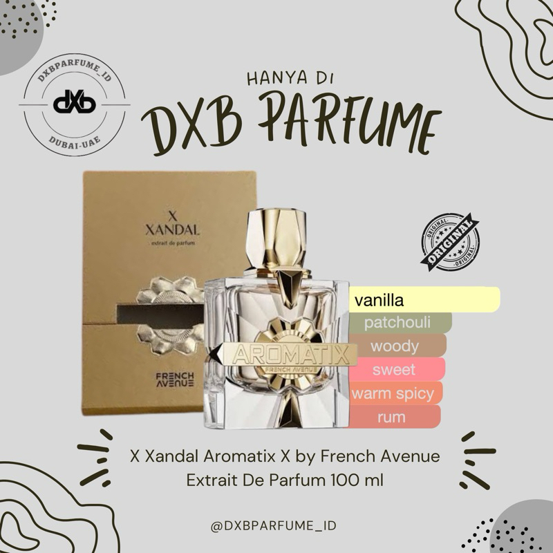 X Xandal by Aromatix X French Avenue 100ml Extrait de parfum