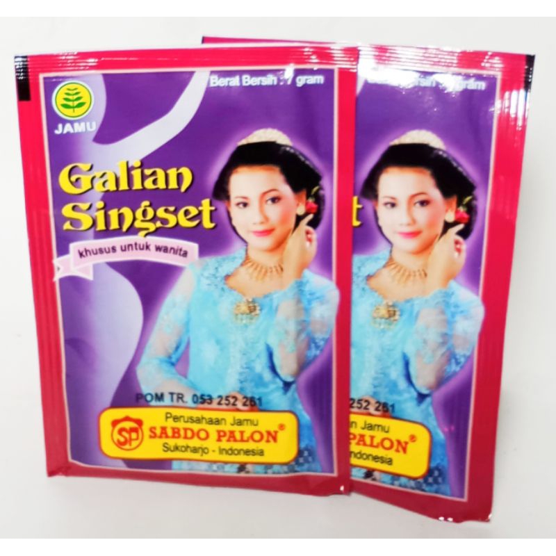 

JAMU GALIAN SINGSET CAP SABDO PALON KEMASAN PACK ISI 10 SACHET