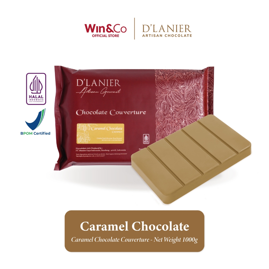 

D'Lanier Caramel Chocolate Couverture - 1 kg