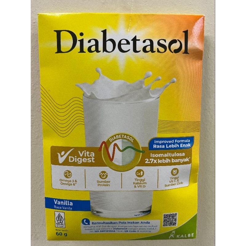 

Diabetasol Vanila Sachet 60 gram
