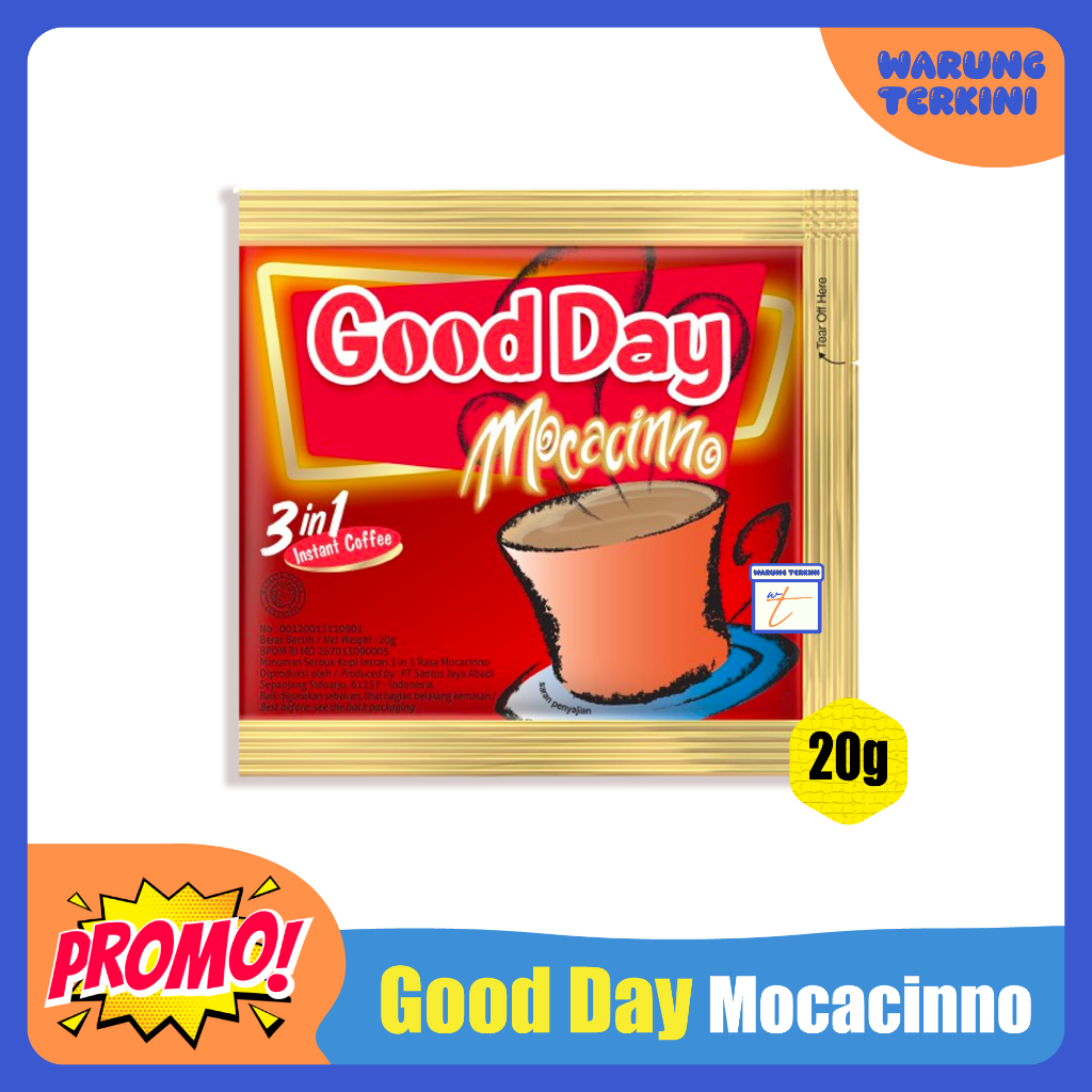 

Good Day Mocaccino 20g 1 Renceng isi 10