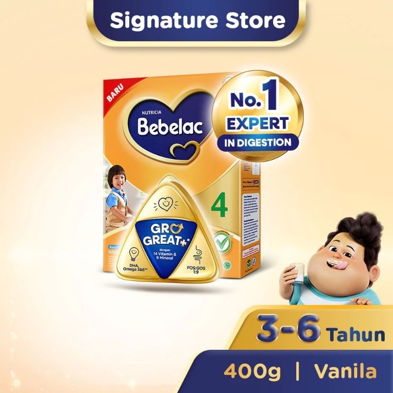 Bebelac 4 Gro Great+ Susu Pertumbuhan Bubuk 400gram