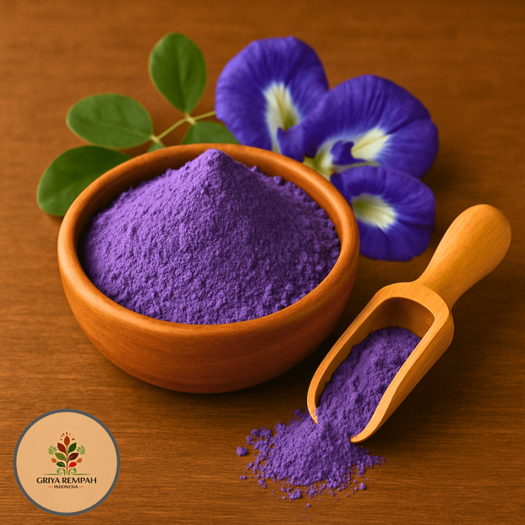

BUNGA TELANG BUBUK 100 GRAM Kembang Teleng Rempah Herbal Simplisia Butterfly Pea Flower Alami Teh Jamu Tradisional Pewarna Makanan Antioksidan Kesehatan Mata & Kulit Clitoria Ternatea