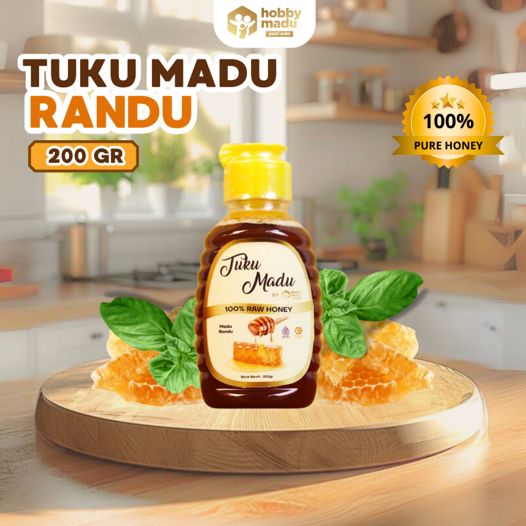 

Madu Hutan Nusantara - Madu Randu 200ml - Hobby Madu