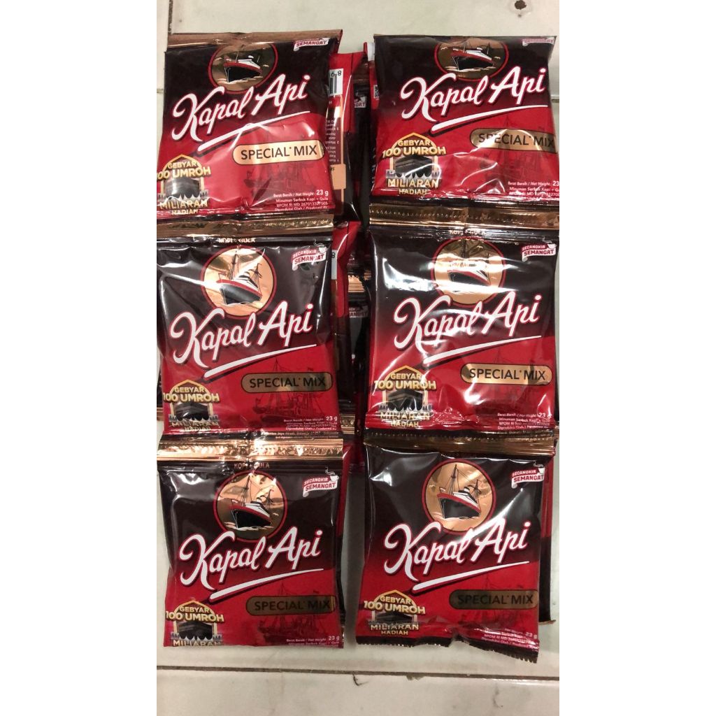 

Kapal Api Spesial Mix 1Renteng 10gratis 1 23g / Kopi Kapal Api Special Mix