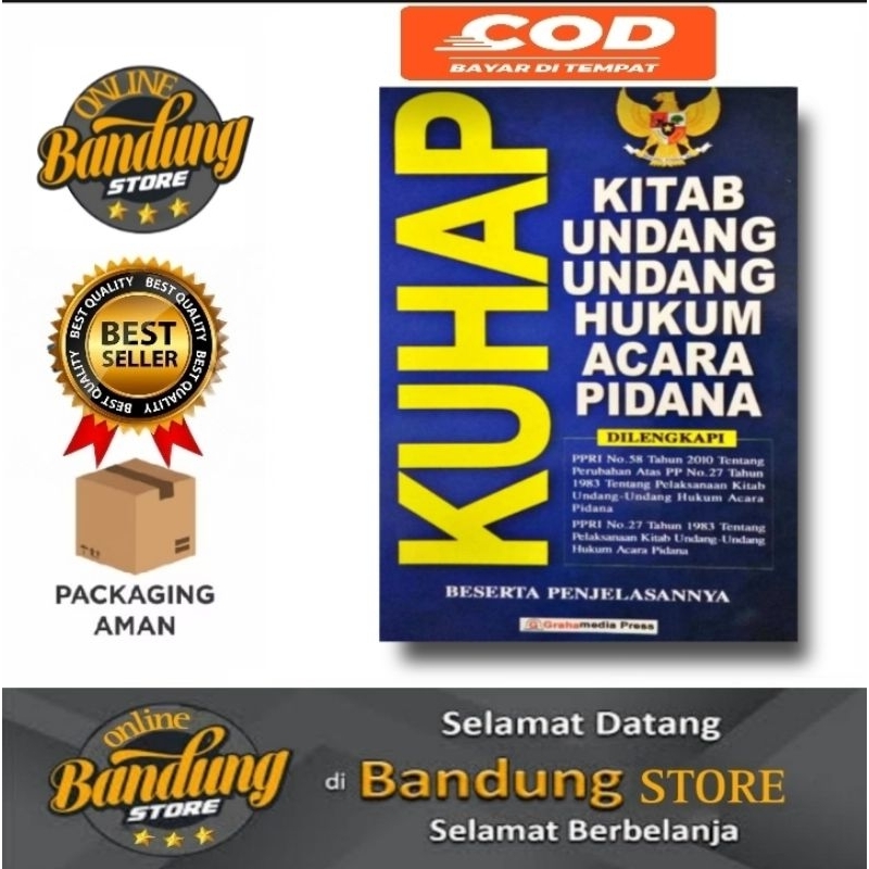 buku KUHAP kitan undang undang hukum acara pidana dan penjelasannya